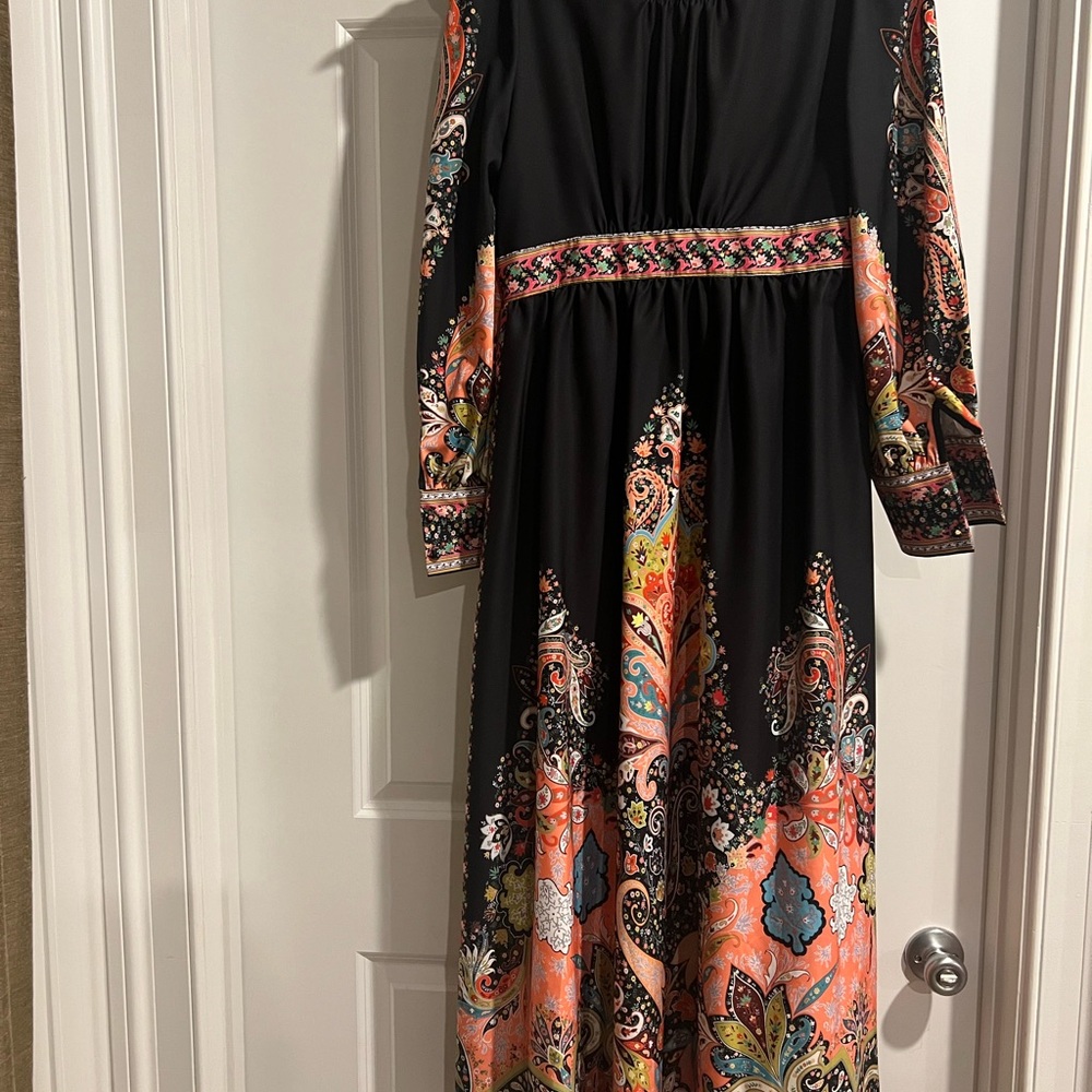 NWOT This dress is everything! Elegant Multicolor Maxi Dress - Picture 3 of 7